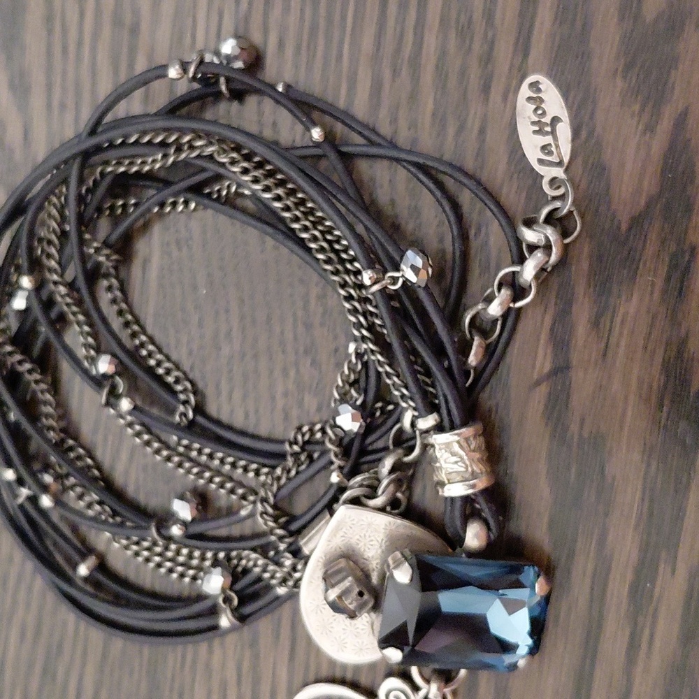 LaHola Wrap Bracelet Blue crystal - Picture 3 of 3